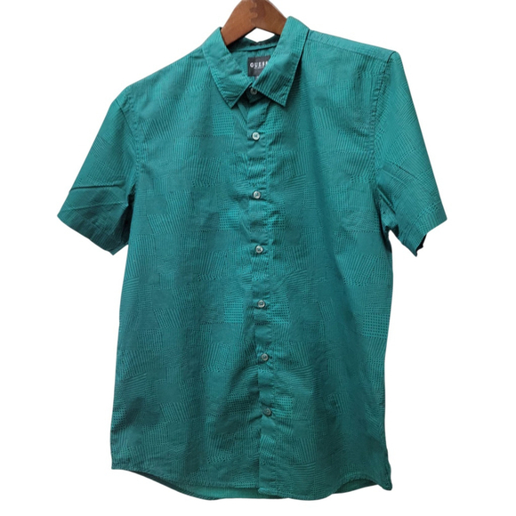 GUESS Men's Slim-Fit Button-Up Shirt Size Medium - Picture 2 of 7